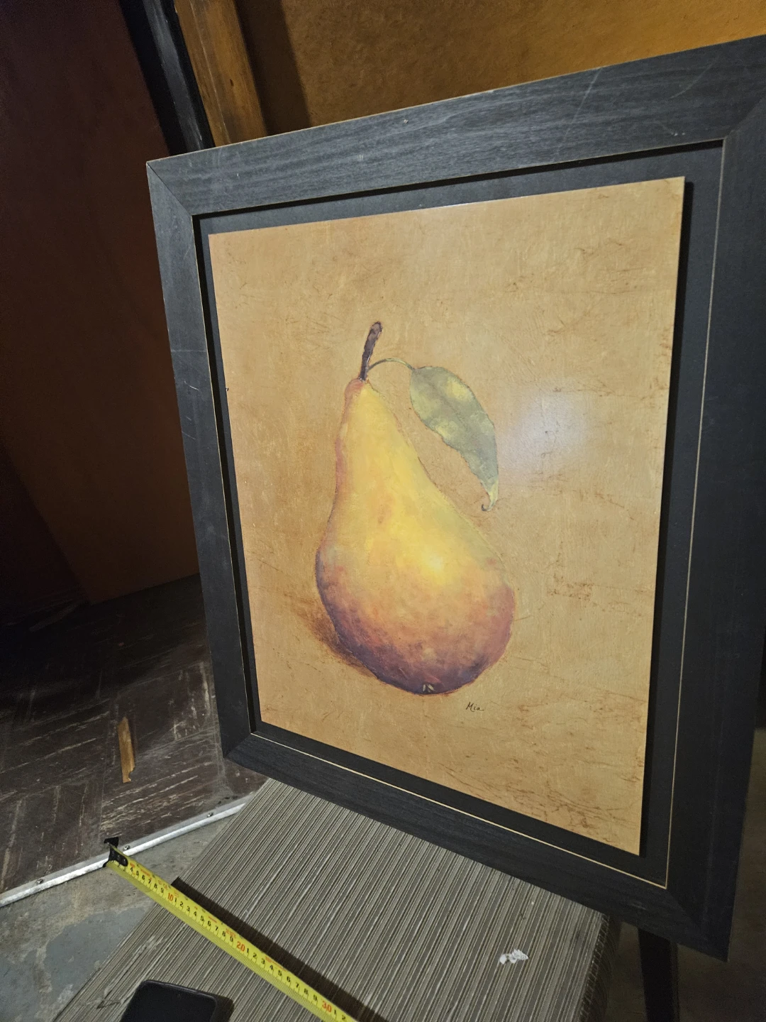 Framed Pear Art Print - photo 3