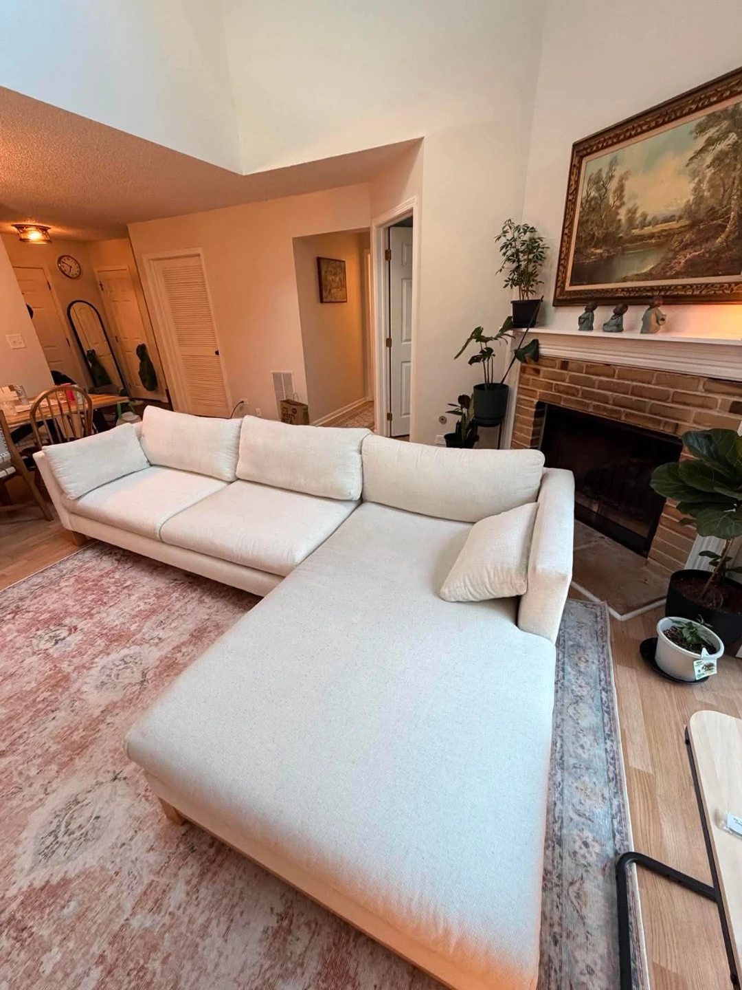 Crate and Barrel Pacifica Couch with dettachable Chaise - photo 4