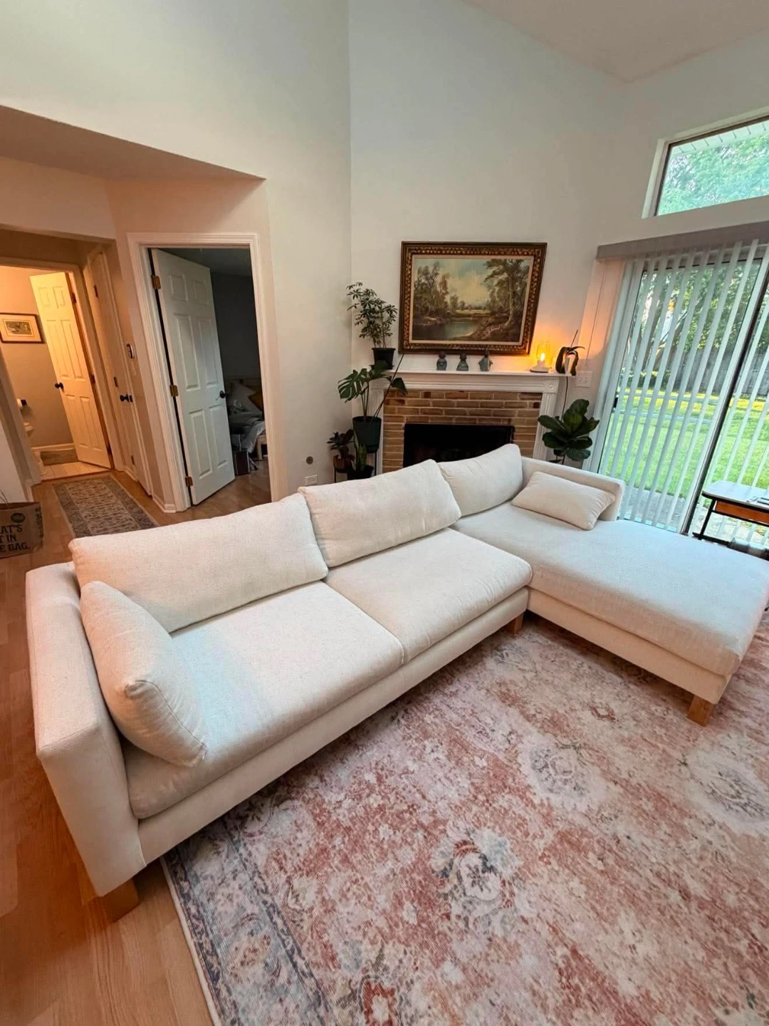 Crate and Barrel Pacifica Couch with dettachable Chaise