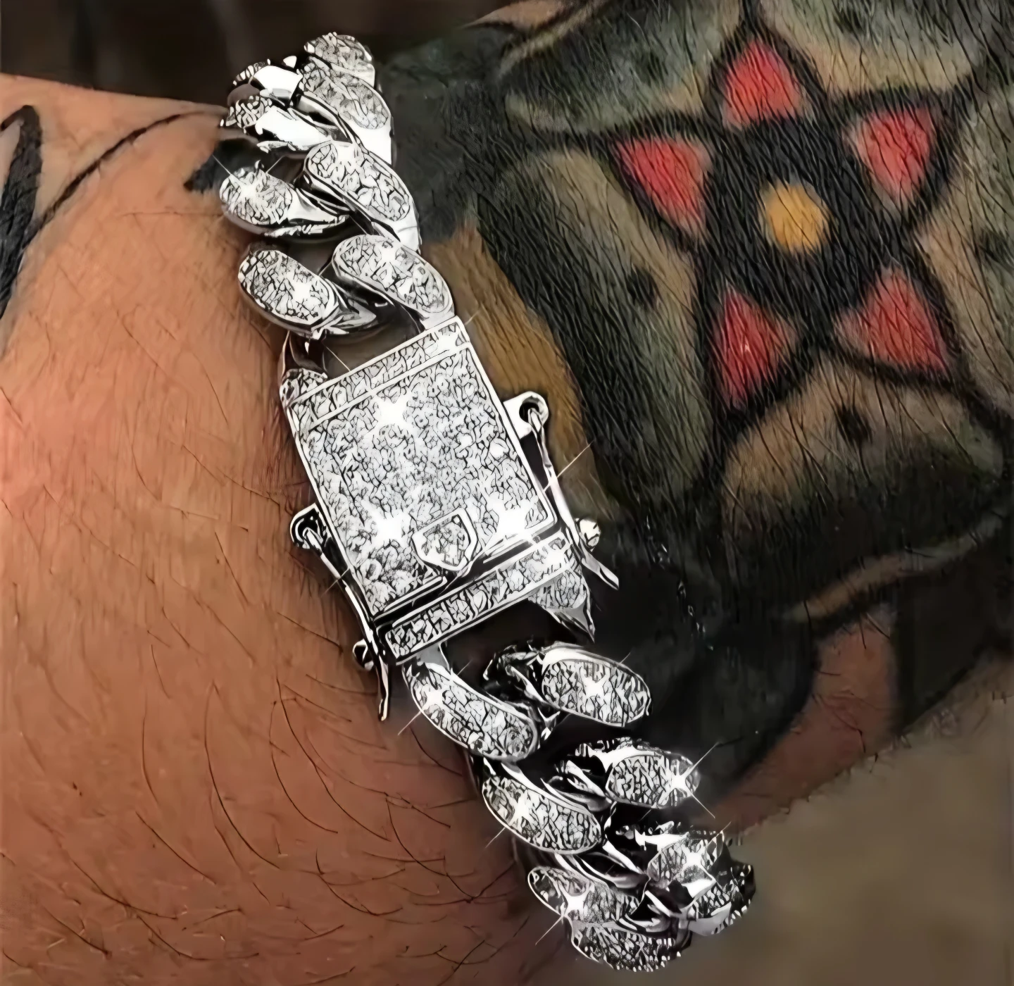 Diamond Cuban Link Bracelet - photo 3