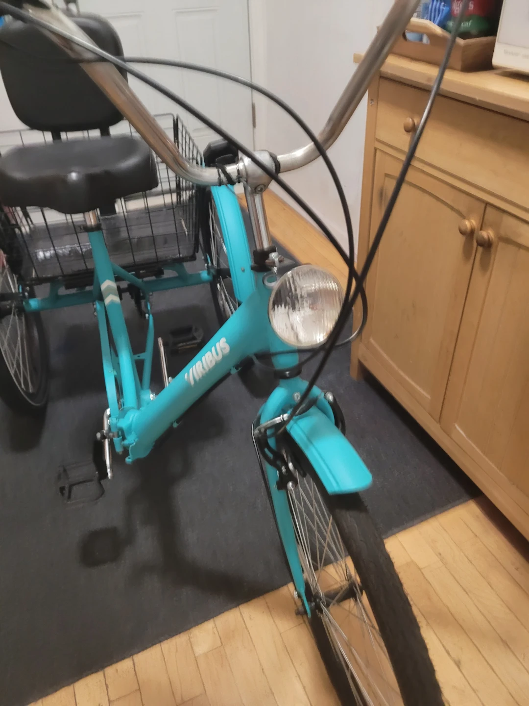 Viribus 24in. Folding trike.