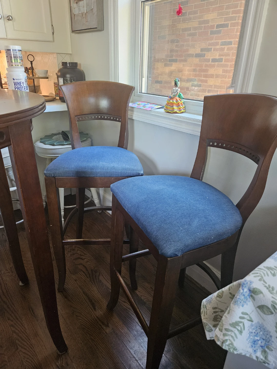 Wooden Bar Table and Chairs Set