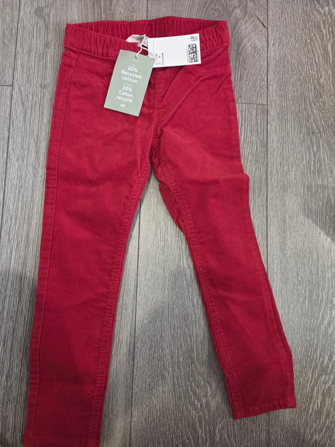 H&M Kids Red Corduroy Pants - photo 2