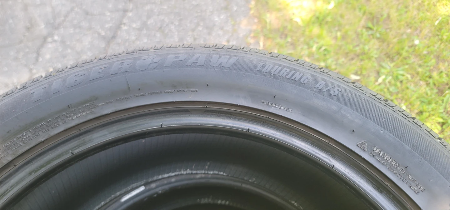 Uniroyal Tiger Paw Touring A/S Tires (Set of 4) - photo 3