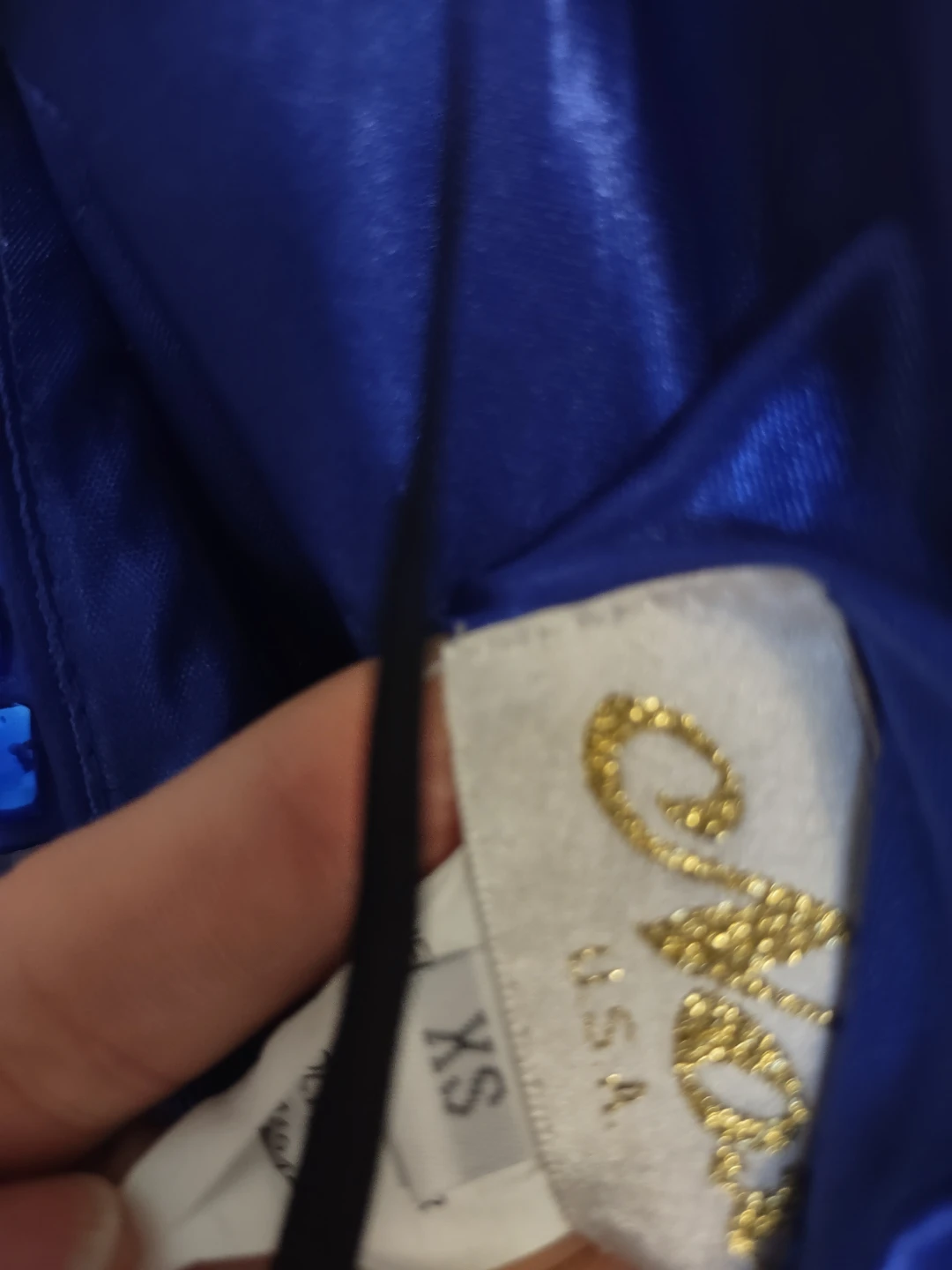 Sparkly Royal Blue Evening Gown USA XS & S - photo 4
