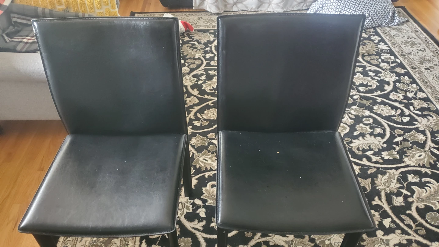 Two nice leather chairs