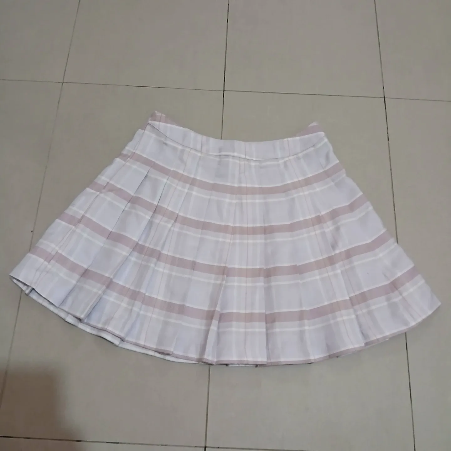 ⚽ Purple Plaid Pleated Mini Skirt