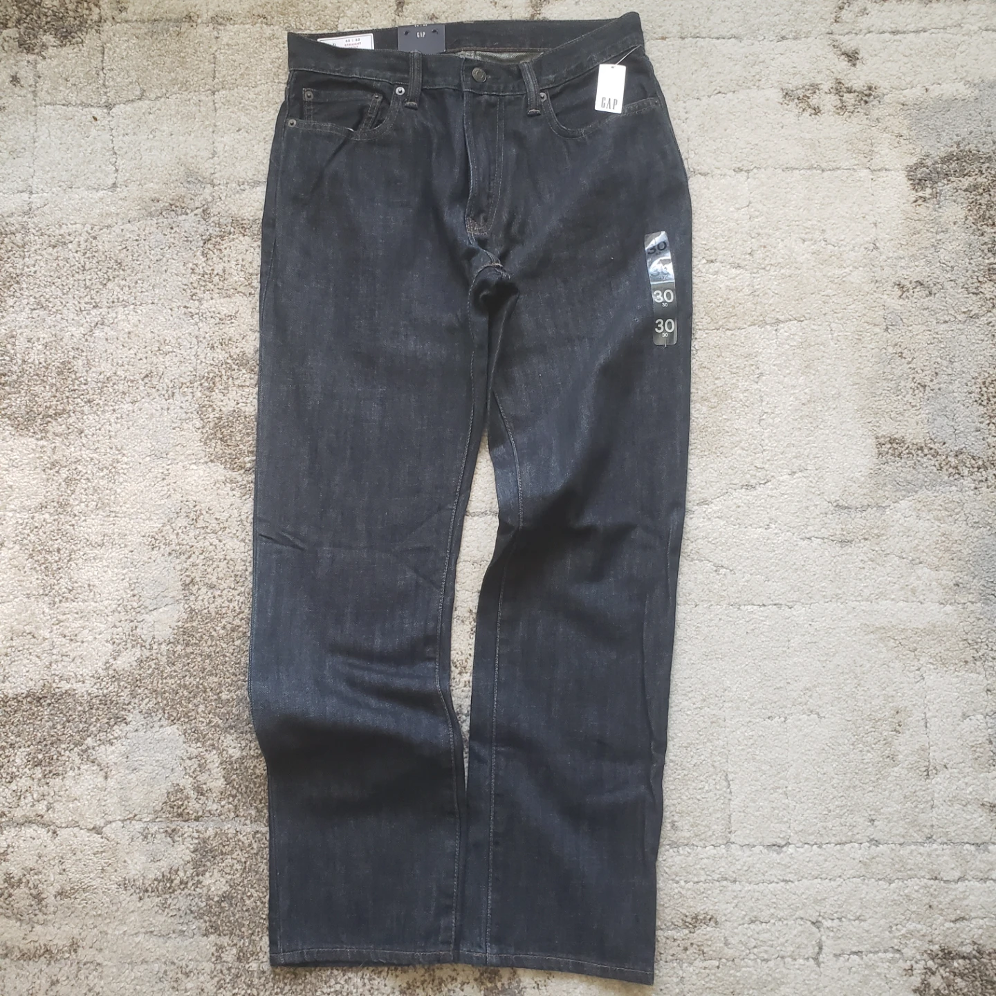 GAP Men's Straight Fit Jeans - Dark Wash