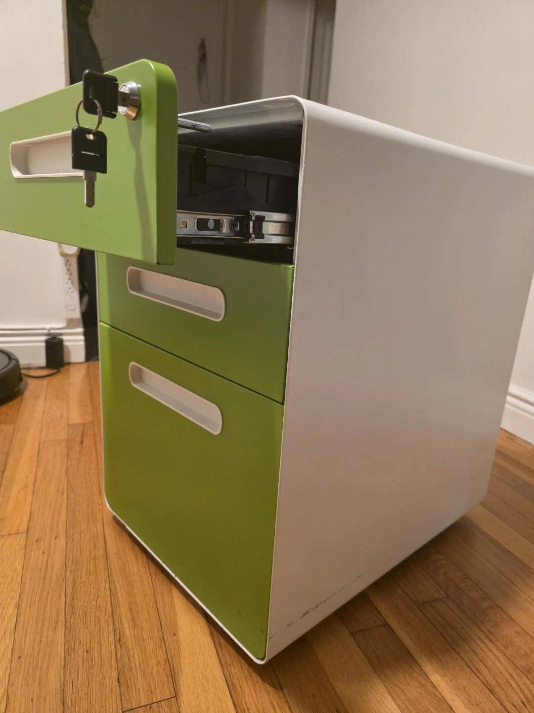 3-Drawer Rolling File Cabinet - photo 2