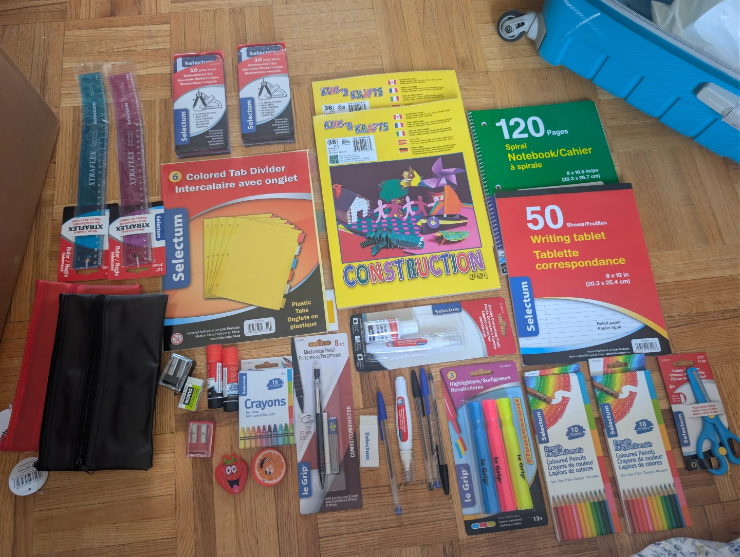 Assorted School & Art Supplies Bundle