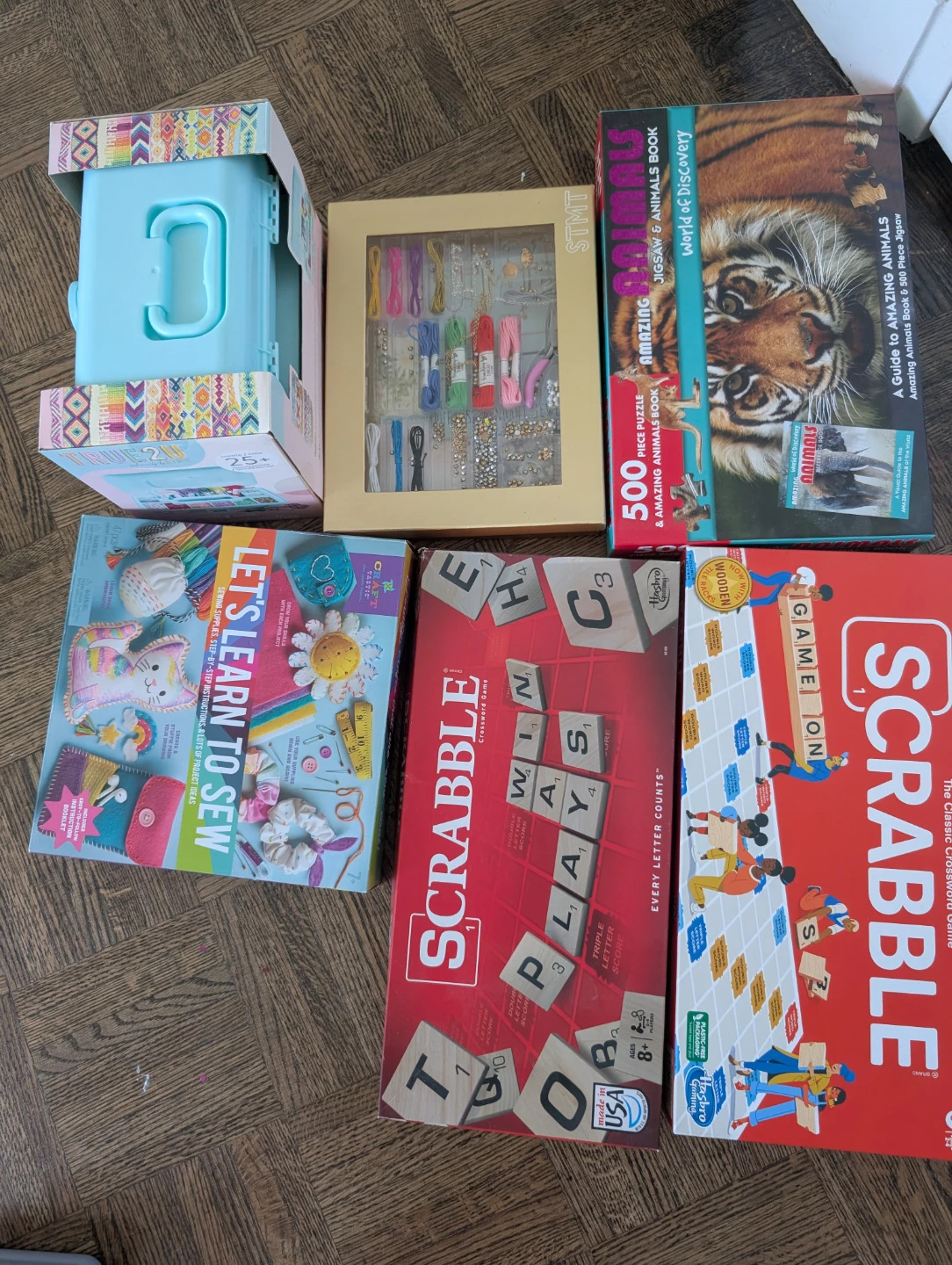 Assorted Board Games and Craft Kits