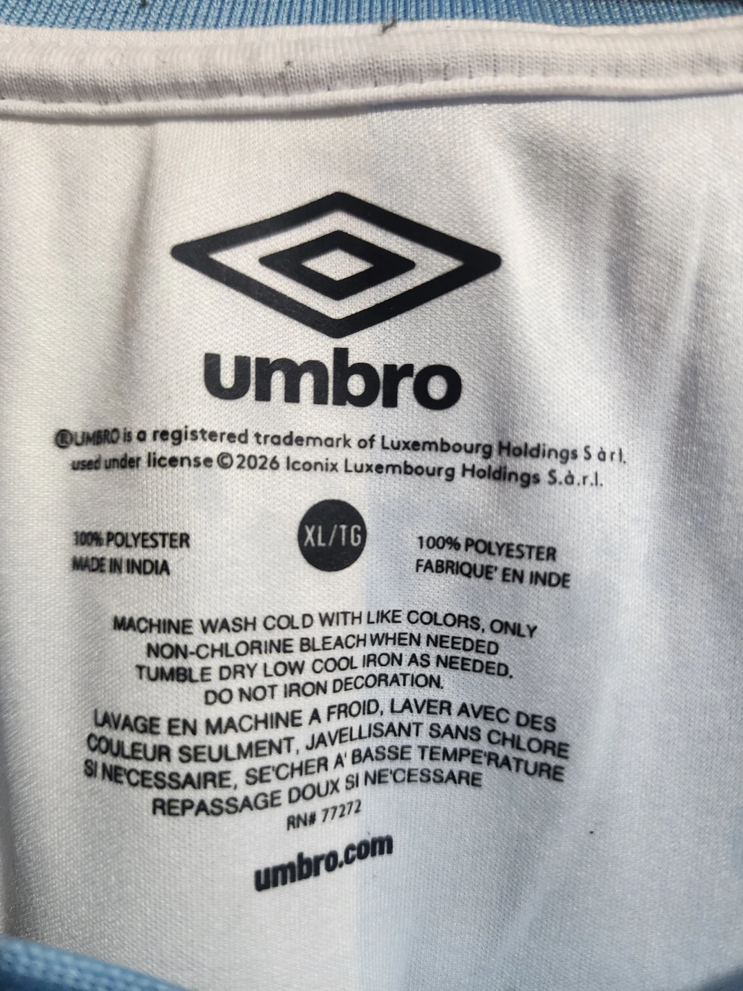 New Umbro Argentina Soccer Jersey XL/TG - photo 5