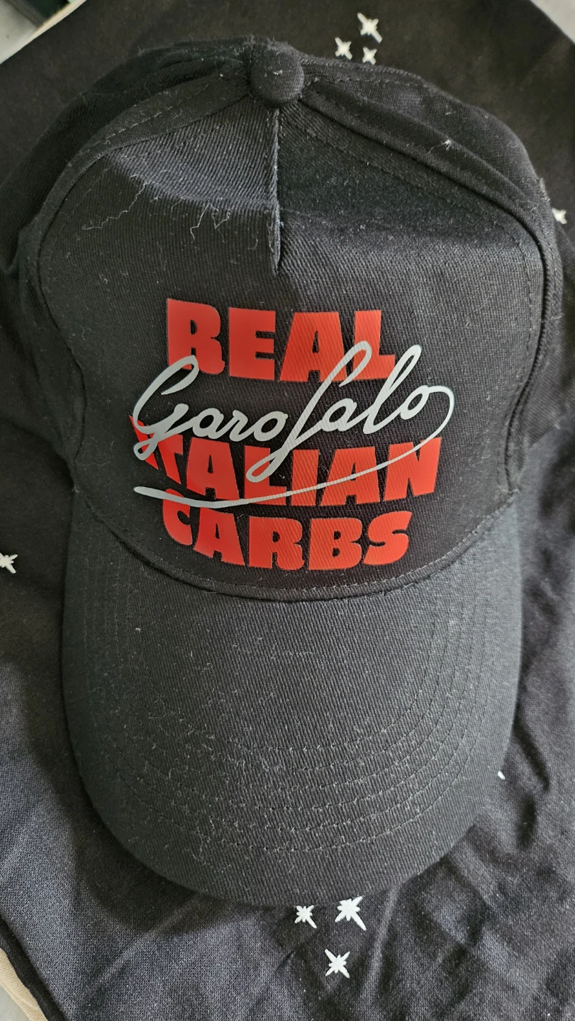 Black "Real Garofolo Italian Carbs" Baseball Cap