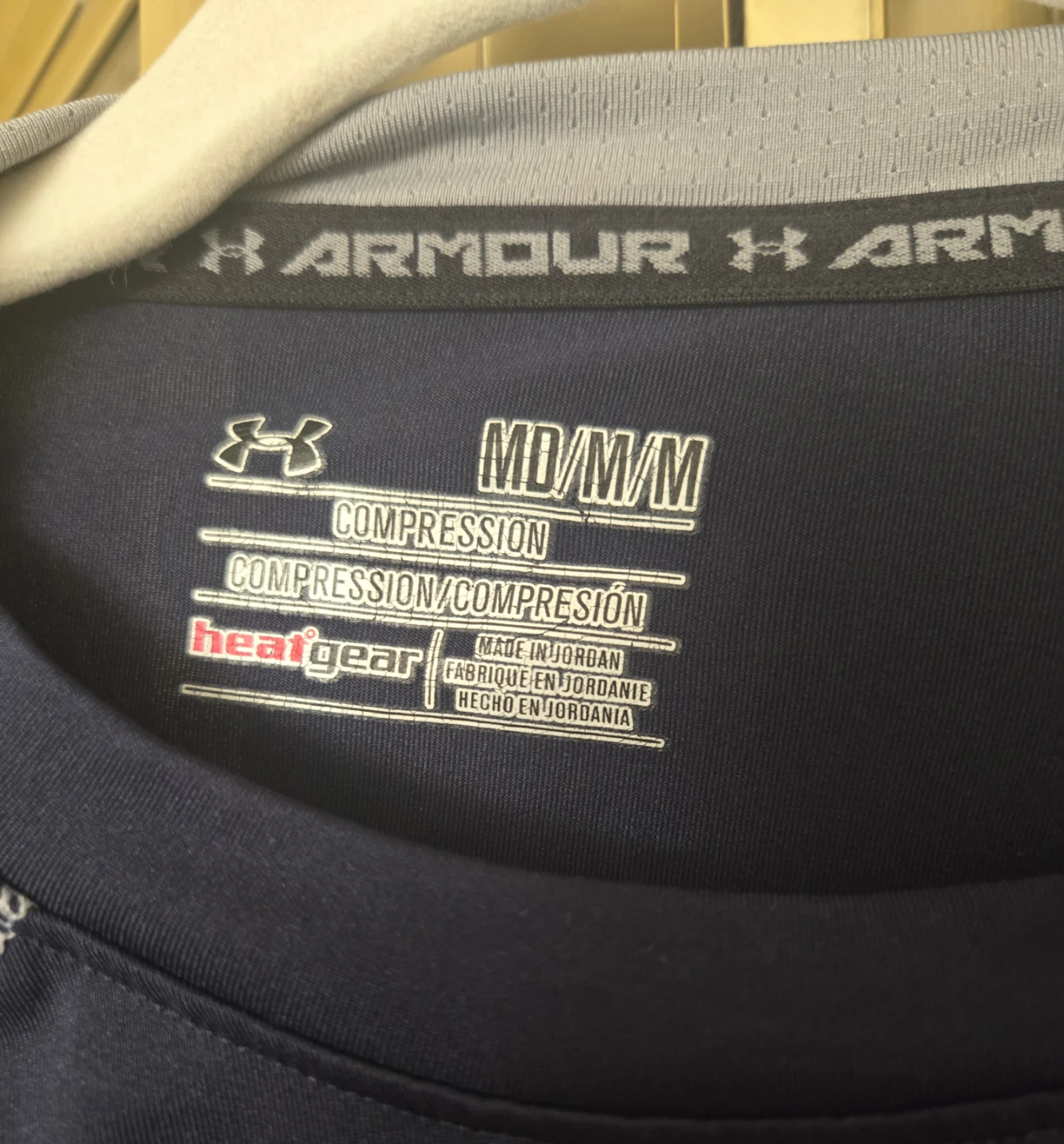 2 Under Armour Men’s Medium Blue HeatGear Compression Shirts. - photo 3