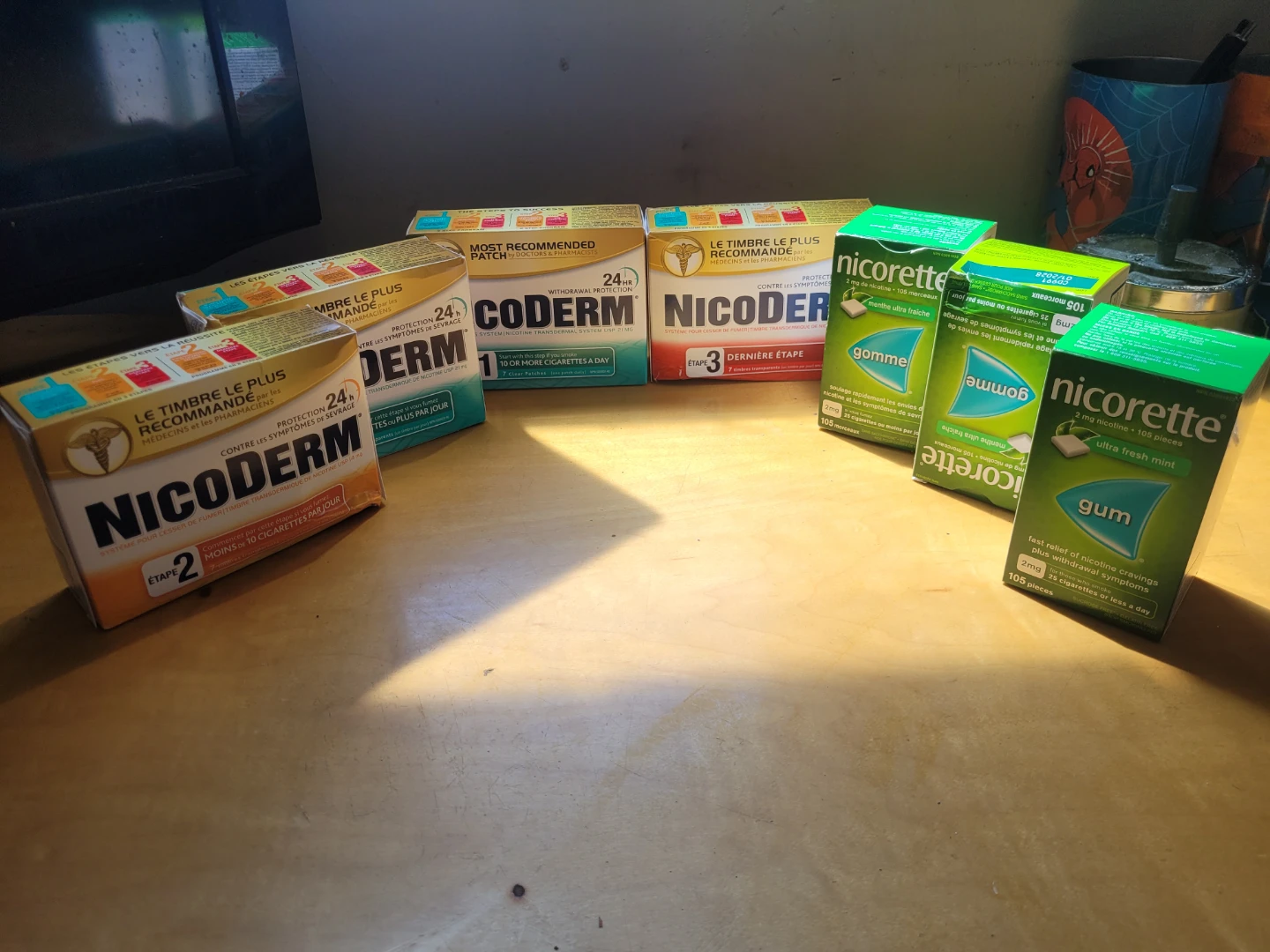 Nicoderm Patches & Nicorette Gum Variety Pack