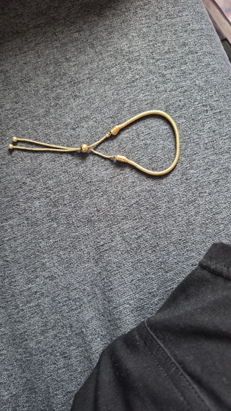 Pulsera PANDORA nueva, 100% auténtica, chapada en oro de 14