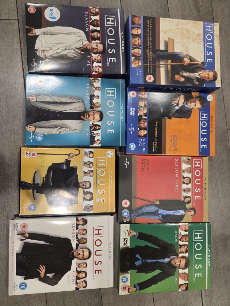 House M.D. DVD Seasons 1-6 and 8