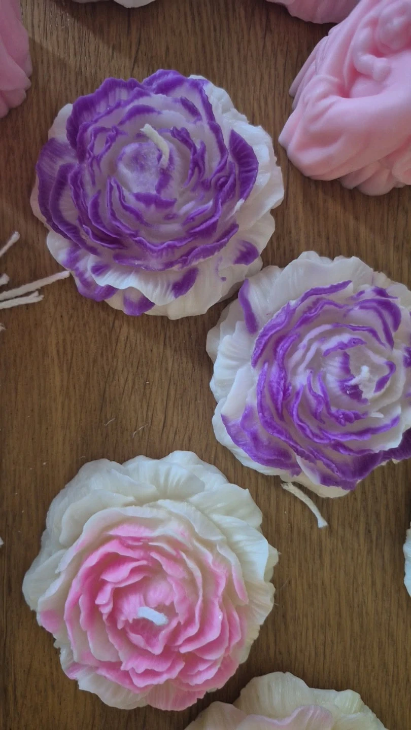 Rose Flower Scented Candles - photo 3