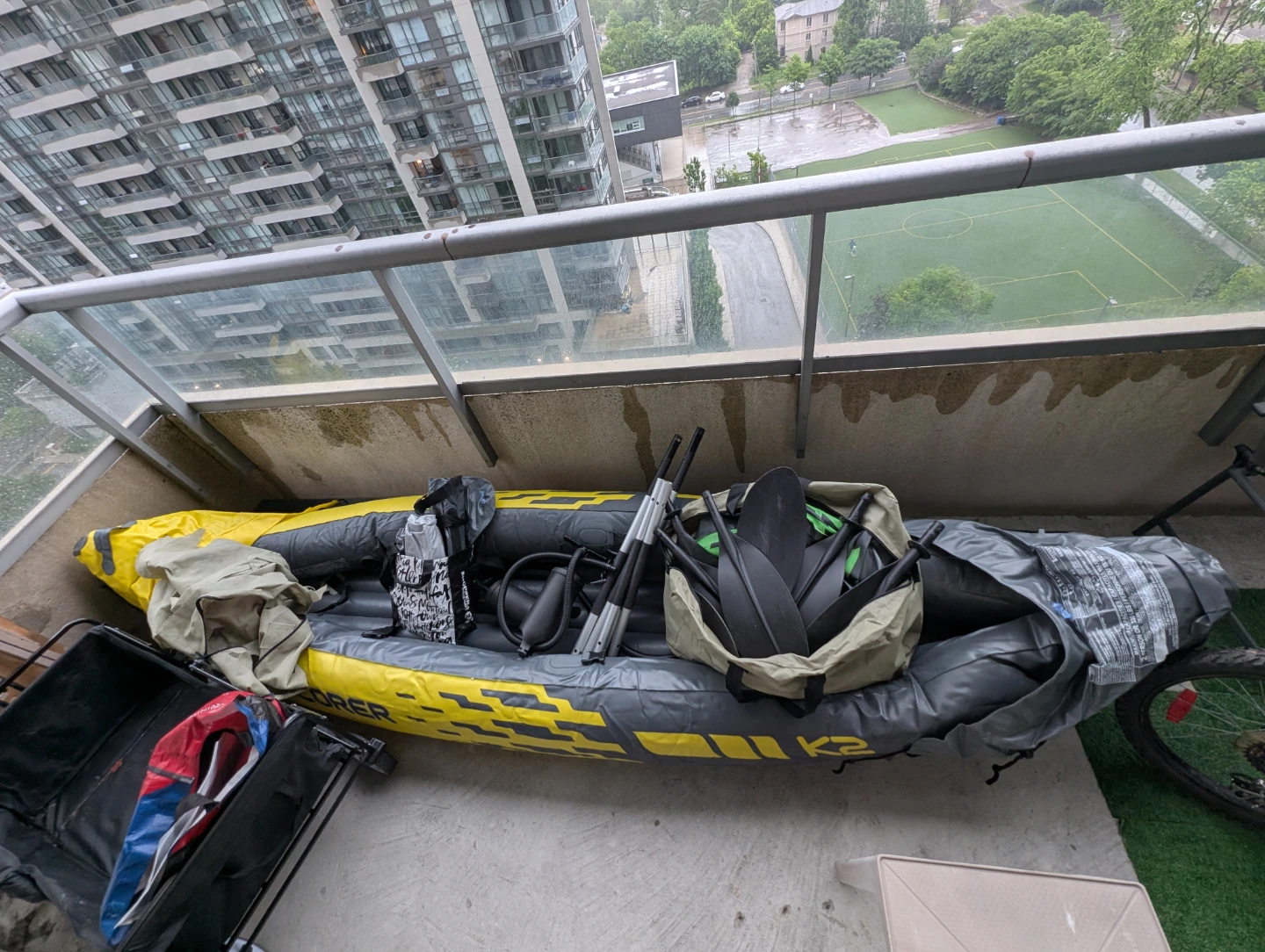 K1 Challenger + K2 Explorer Inflatable Kayak with Paddles