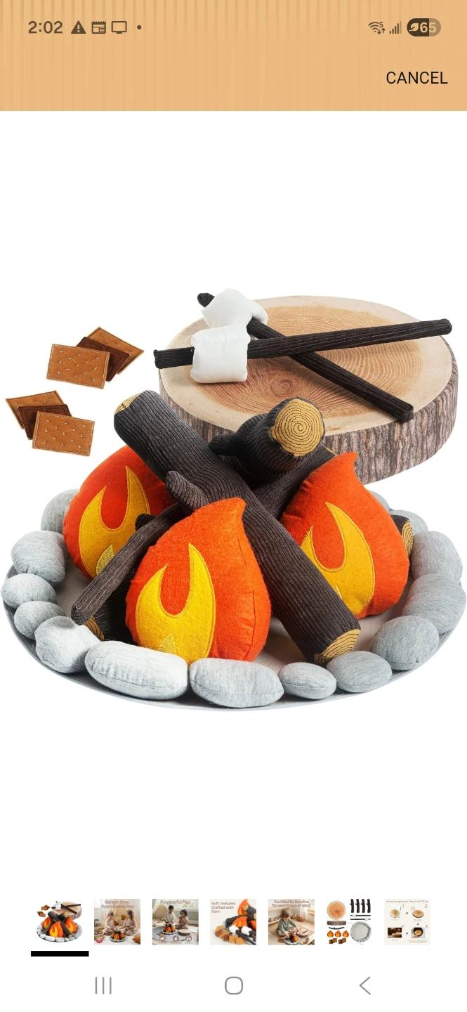 Play Campfire S'mores Toy Set - Kids