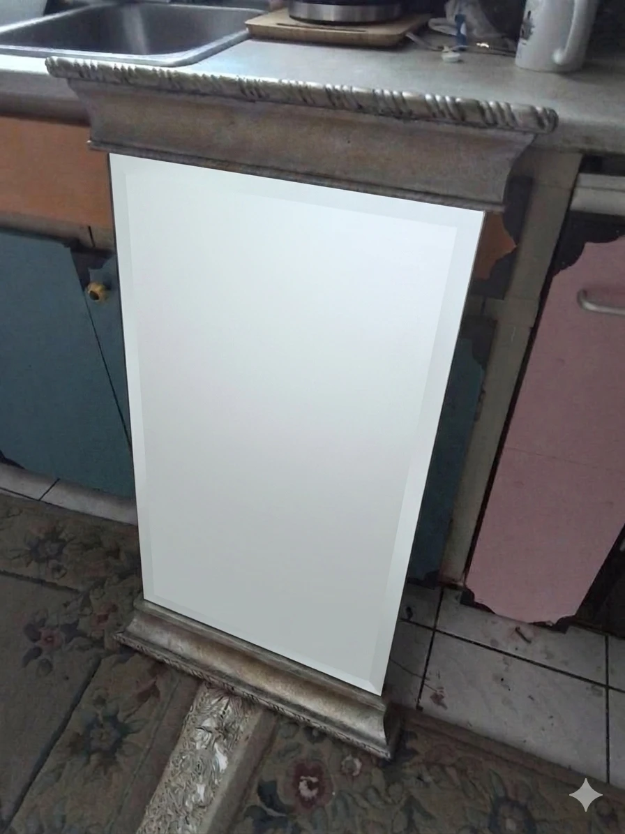 Vintage Multi-Panel Beveled Venetian-Style Wall Mirror - photo 2