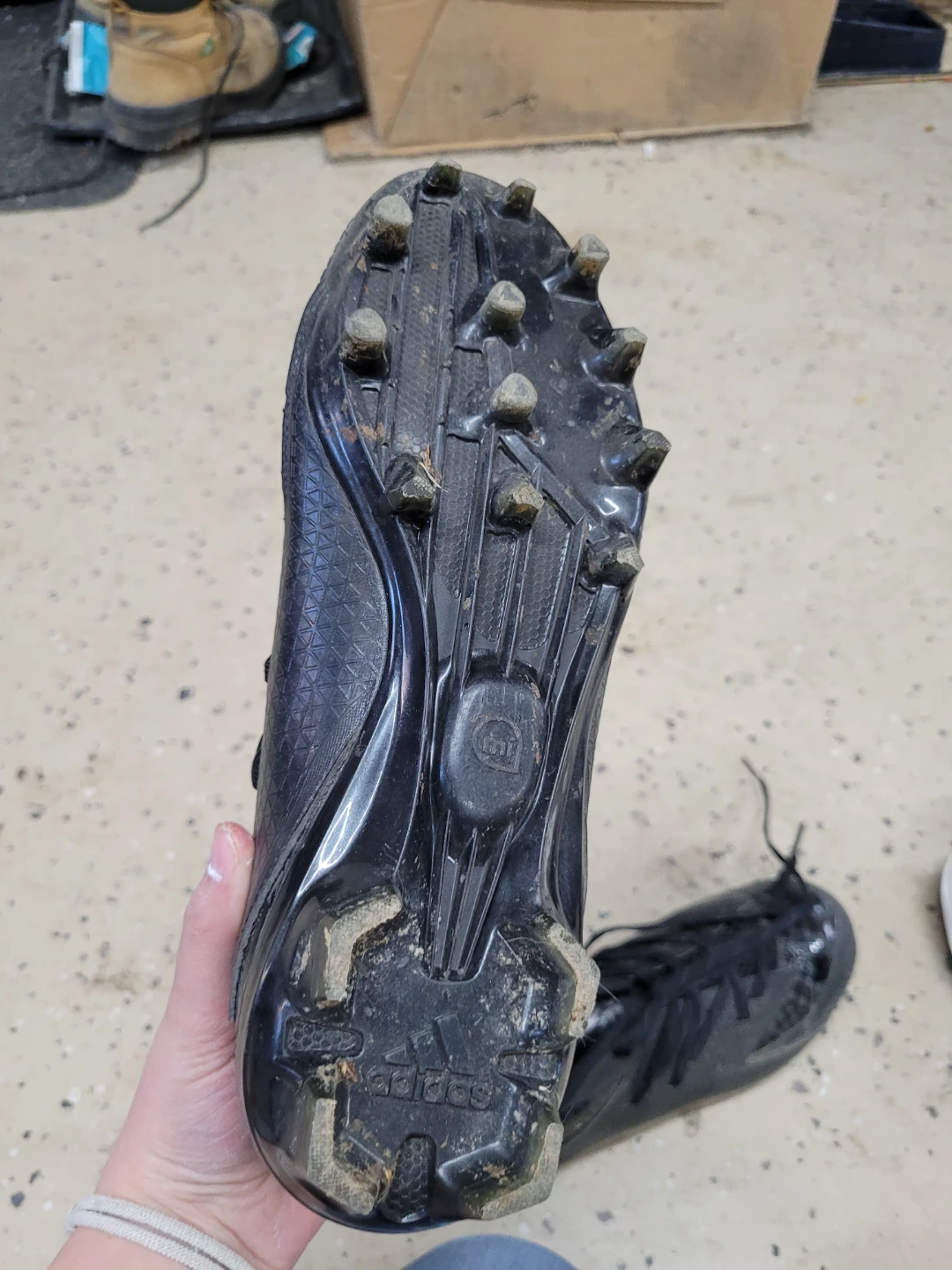Adidas Black Football Cleats - photo 2