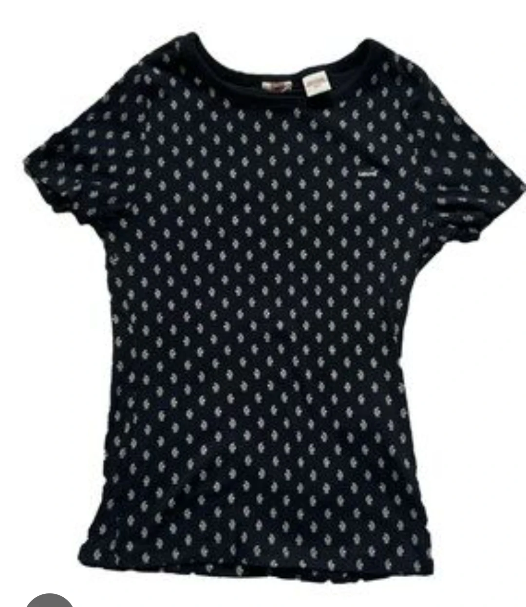 Levi's Black Patterned T-Shirt