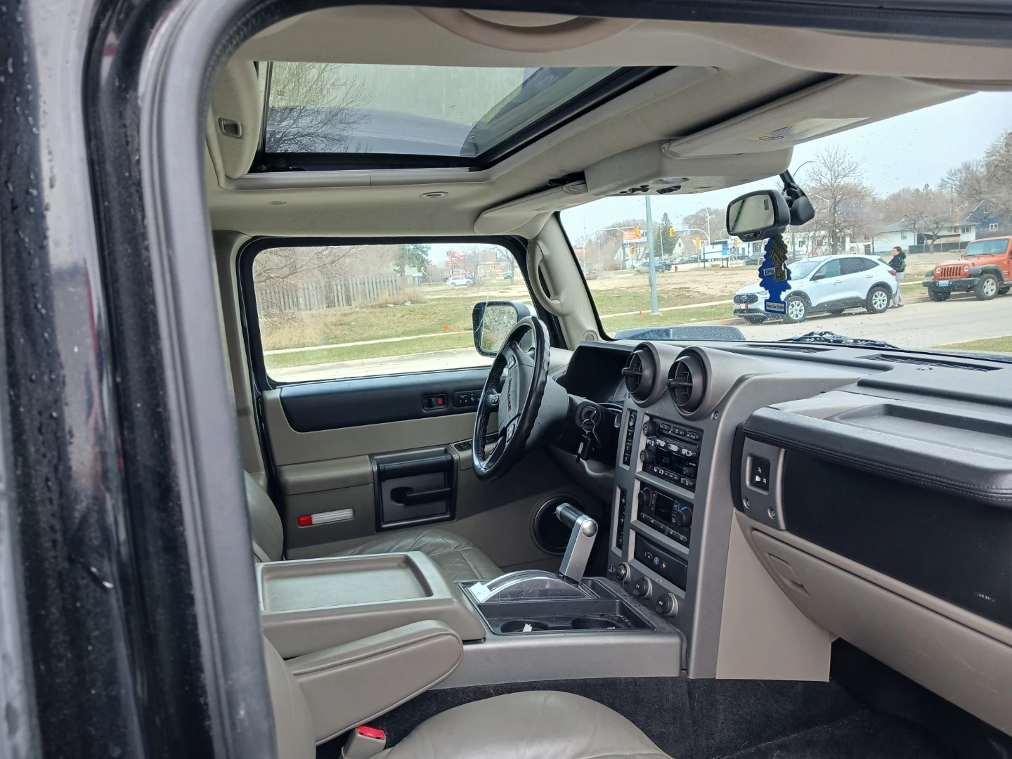 Black Hummer H2 SUV