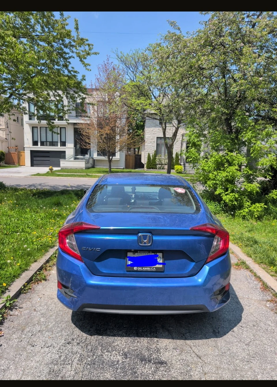 Blue Honda Civic Sedan EX (Top Model) - photo 3