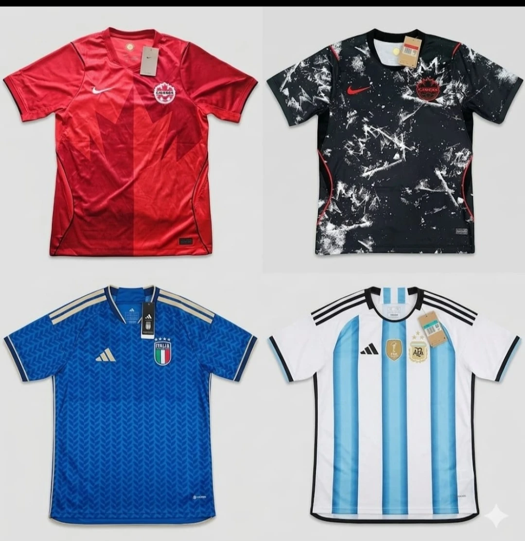Canada ، Italy and Argentina  Soccer Jersey