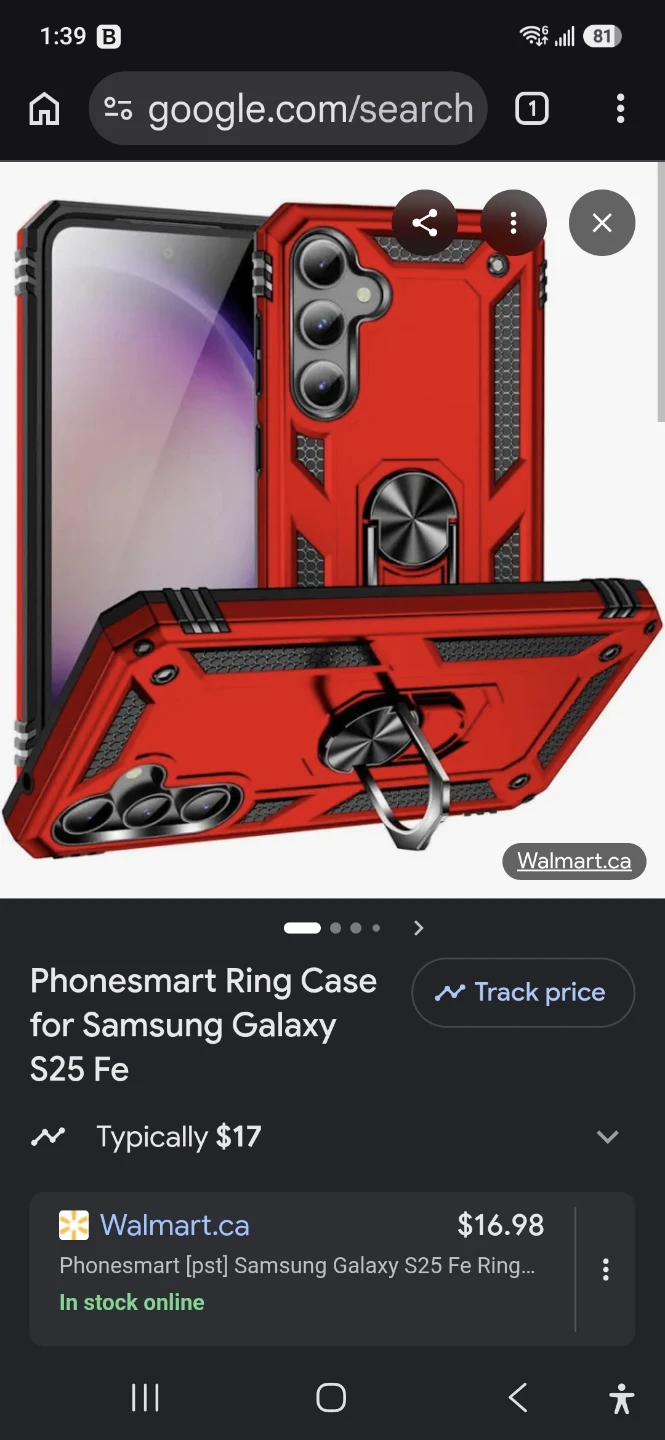 Ring Phone Case for Samsung Galaxy S25 Fe ⚽️ - photo 5
