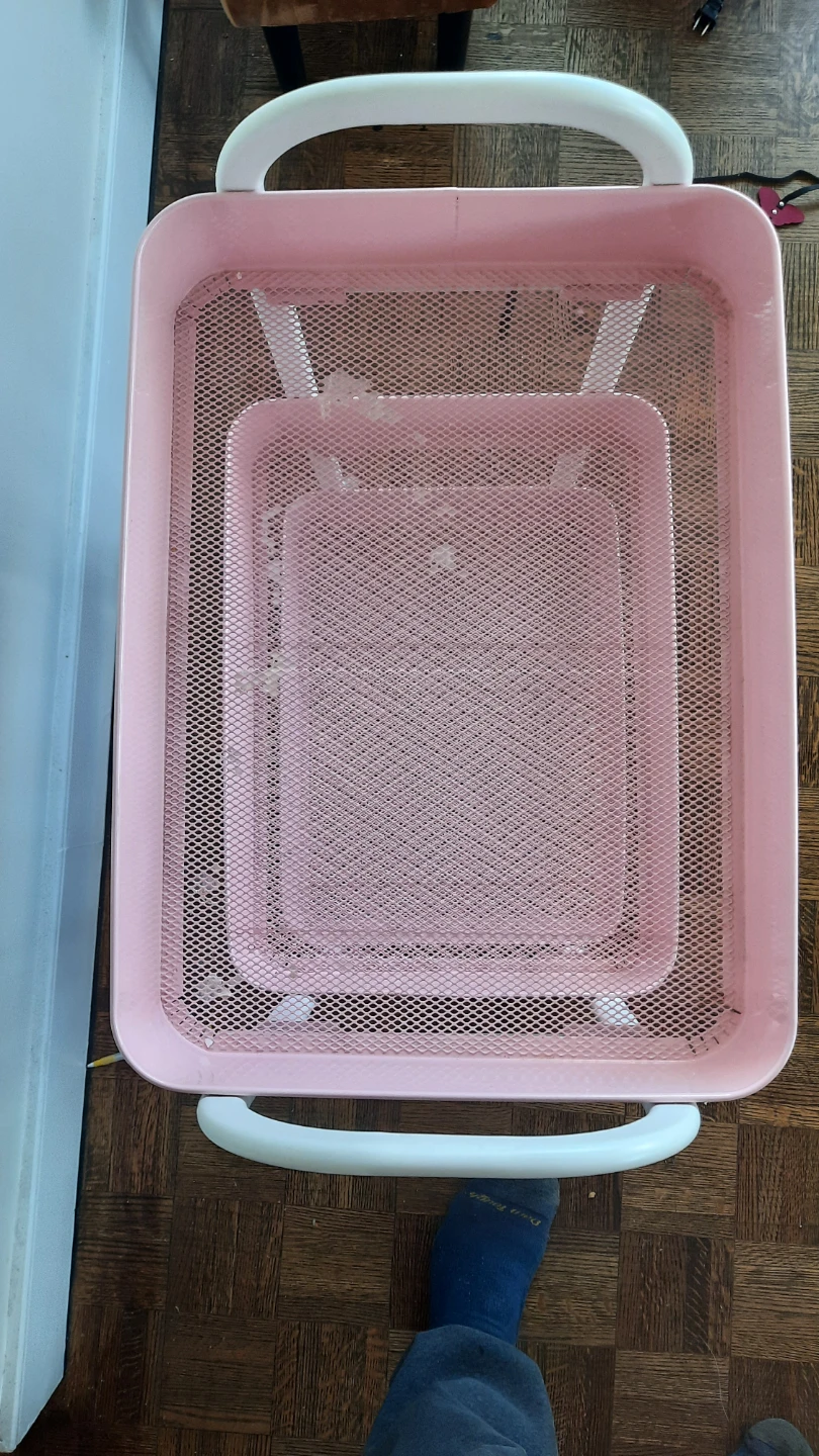 Pink 3-Tier Rolling Cart - photo 3
