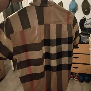 Burberry Nova Check Short Sleeve Button Up Shirt