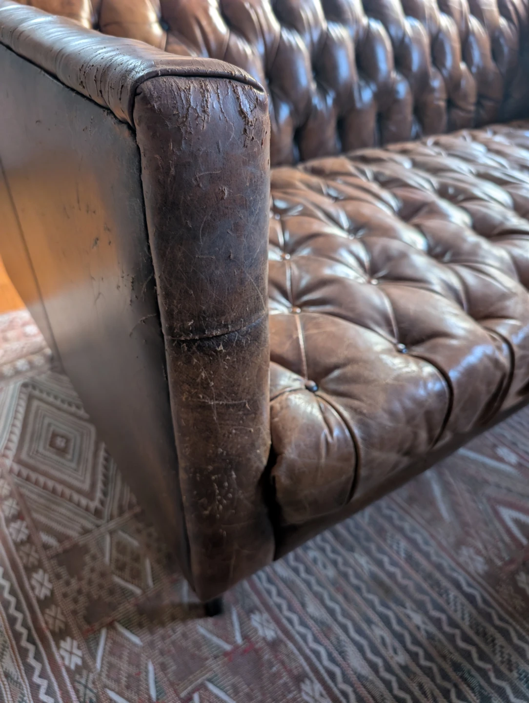Vaughn Leather Sofa - photo 5