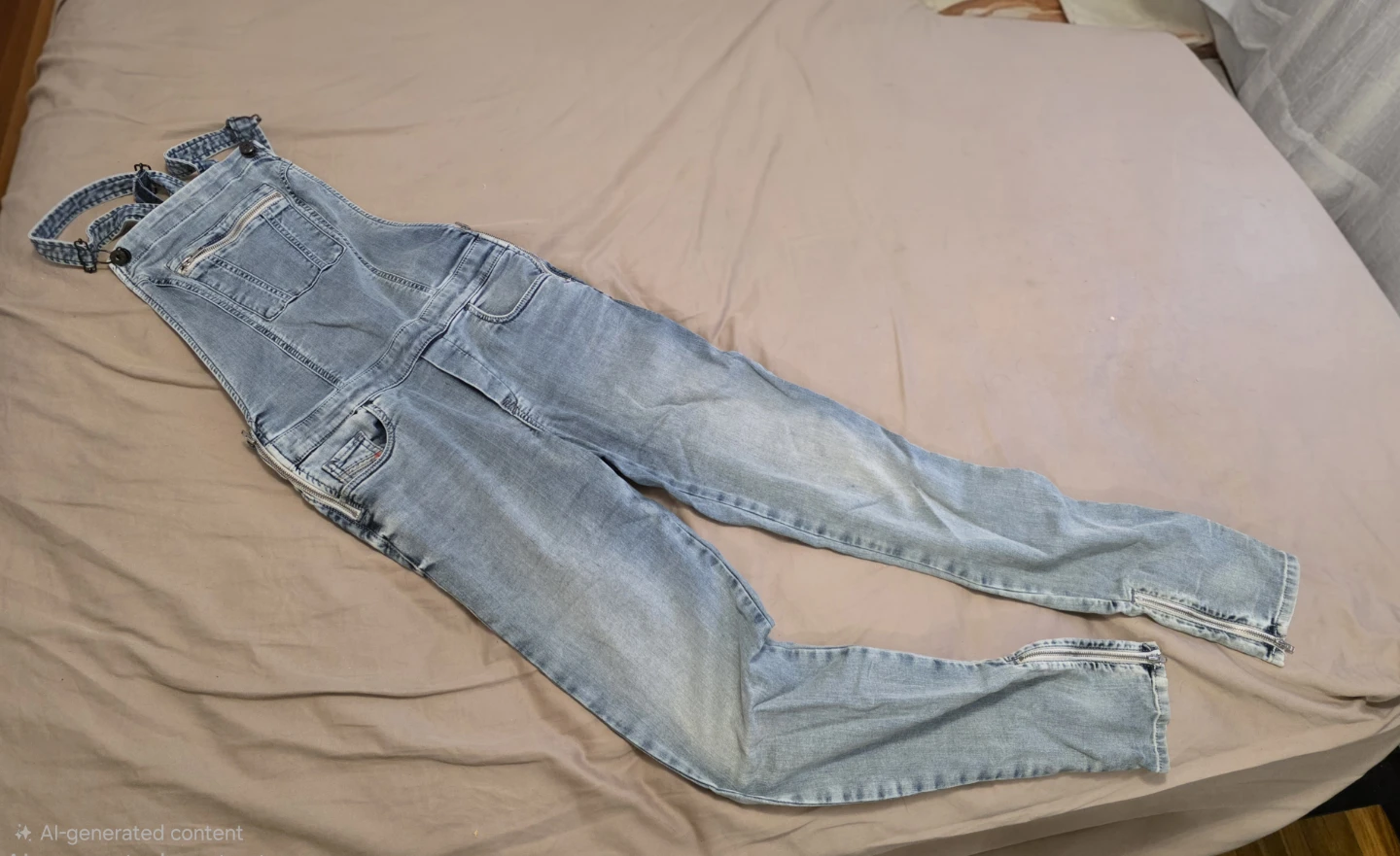 Diesel Denim Sweatpants Overalls