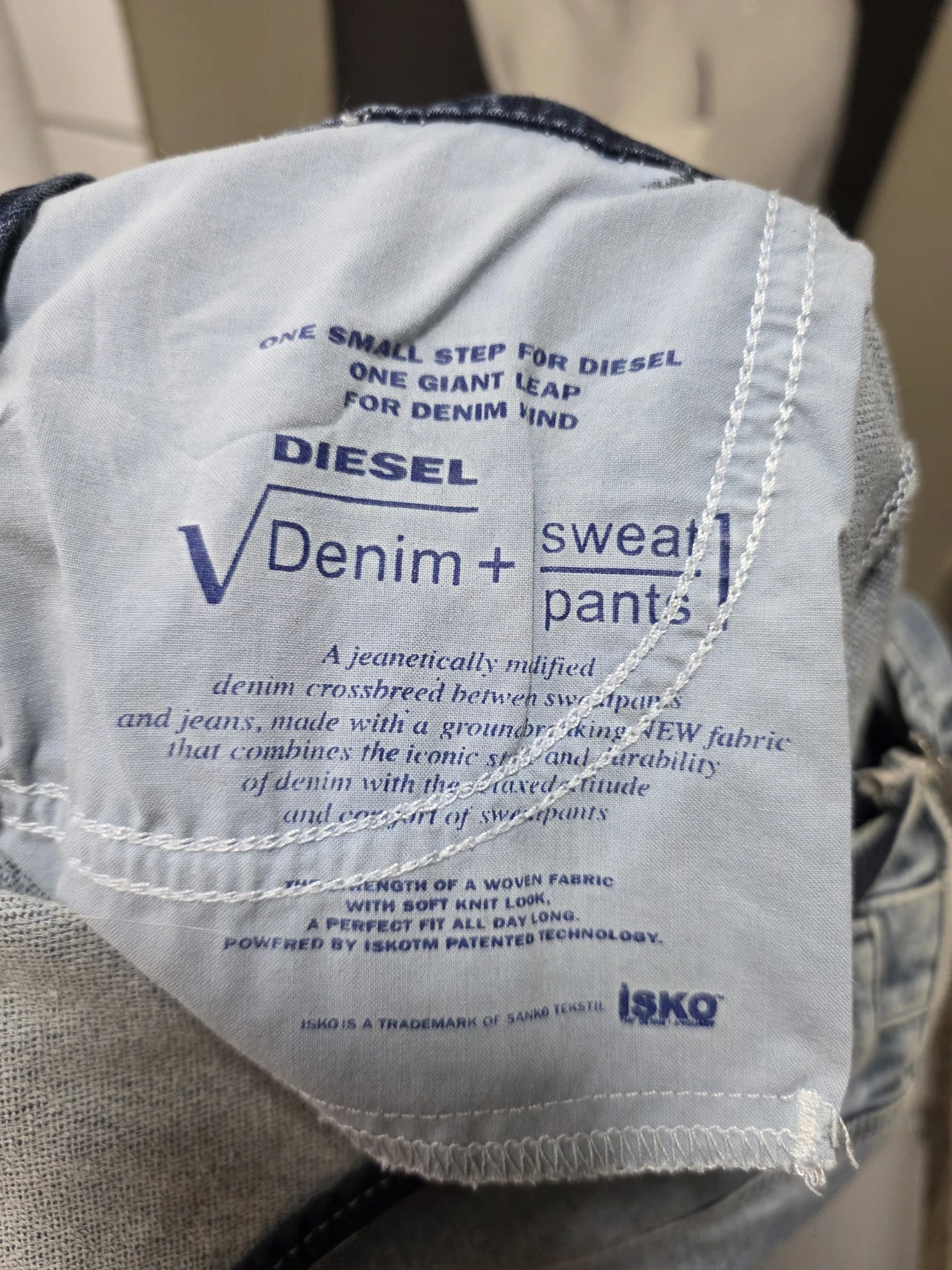 Diesel Denim Sweatpants Overalls - photo 2