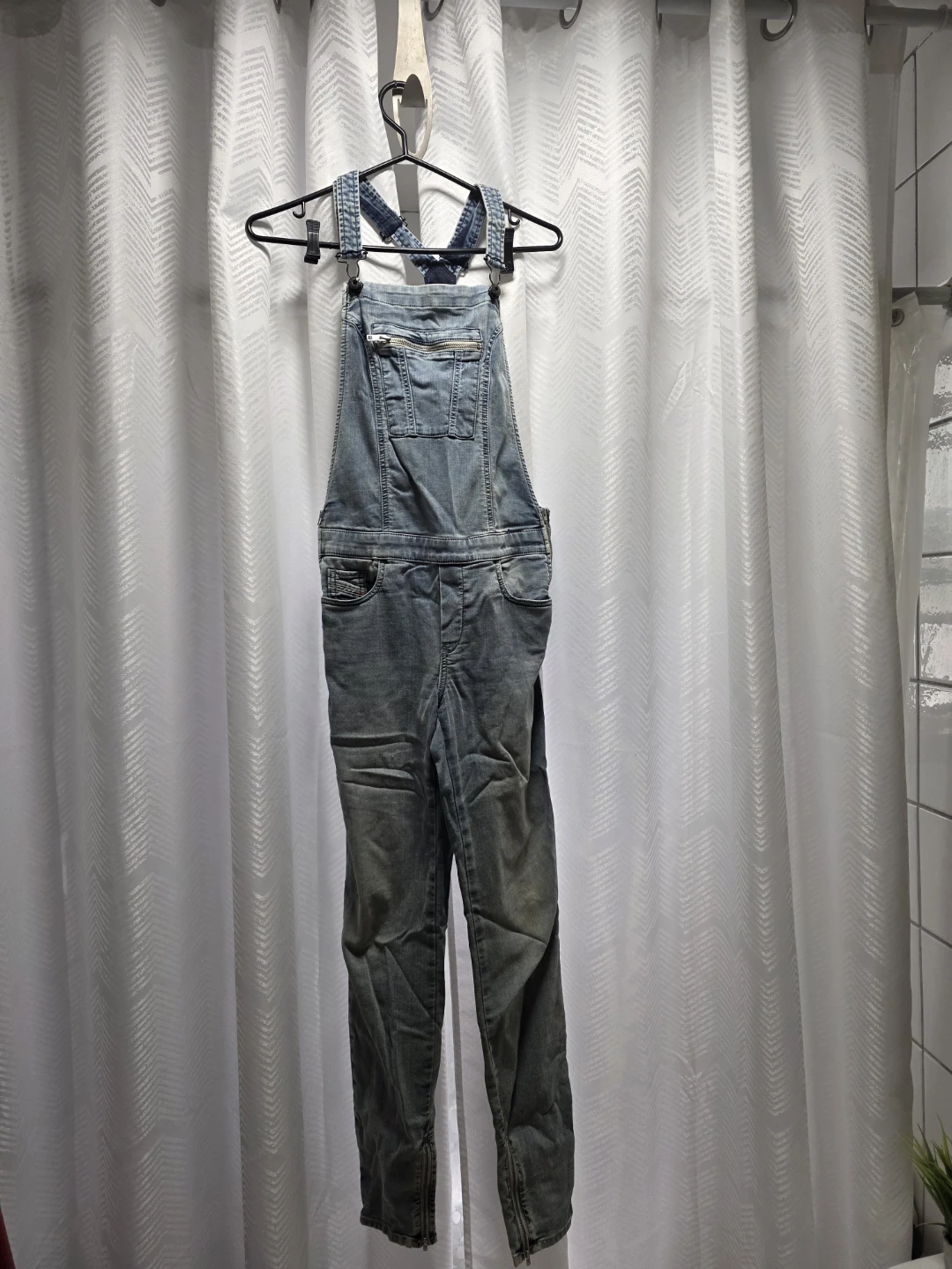 Diesel Denim Sweatpants Overalls - photo 3