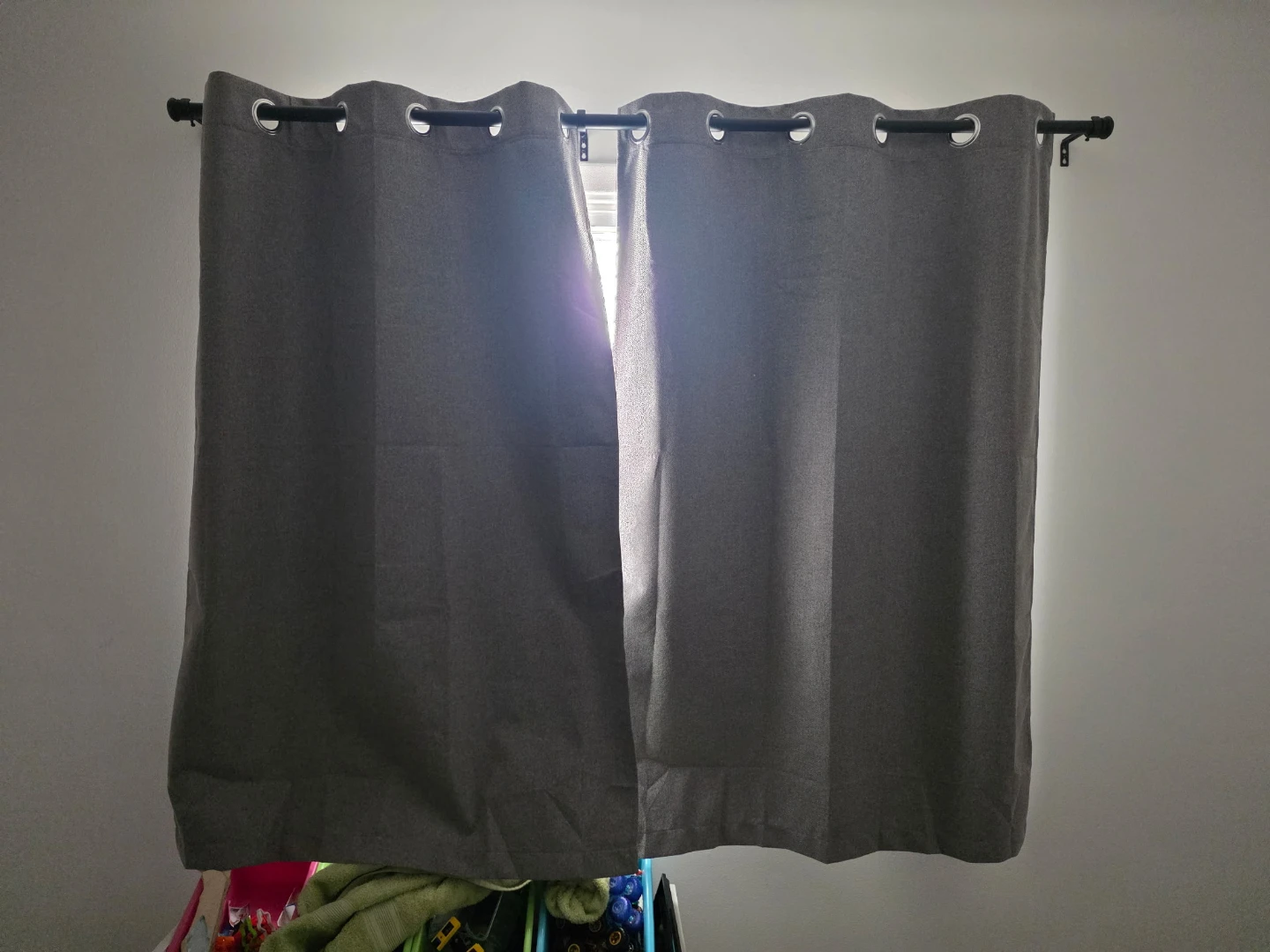 Grey Curtain Panels