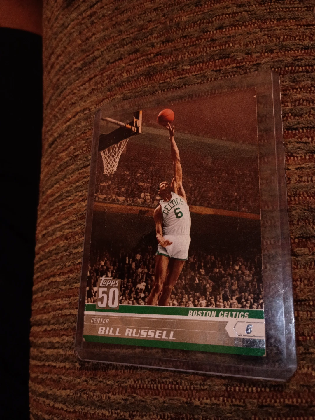 Topps Bill Russell Basketball Card 12 of 50