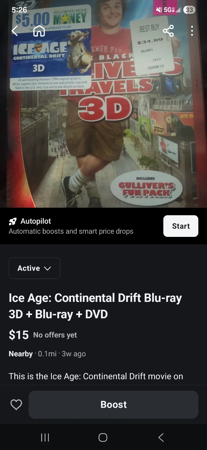 3-D movies,  most new and sealed