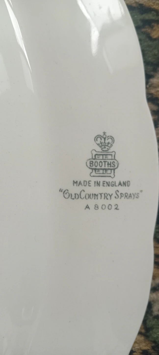Booths Old Country Sprays Serving Platter