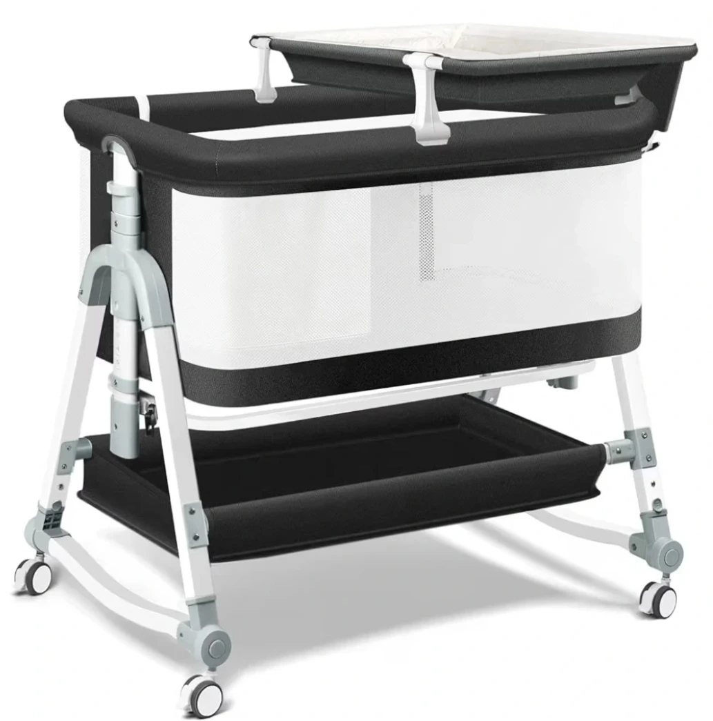 4-in-1 Baby Bassinetwith Wheels and Changing Station - photo 3