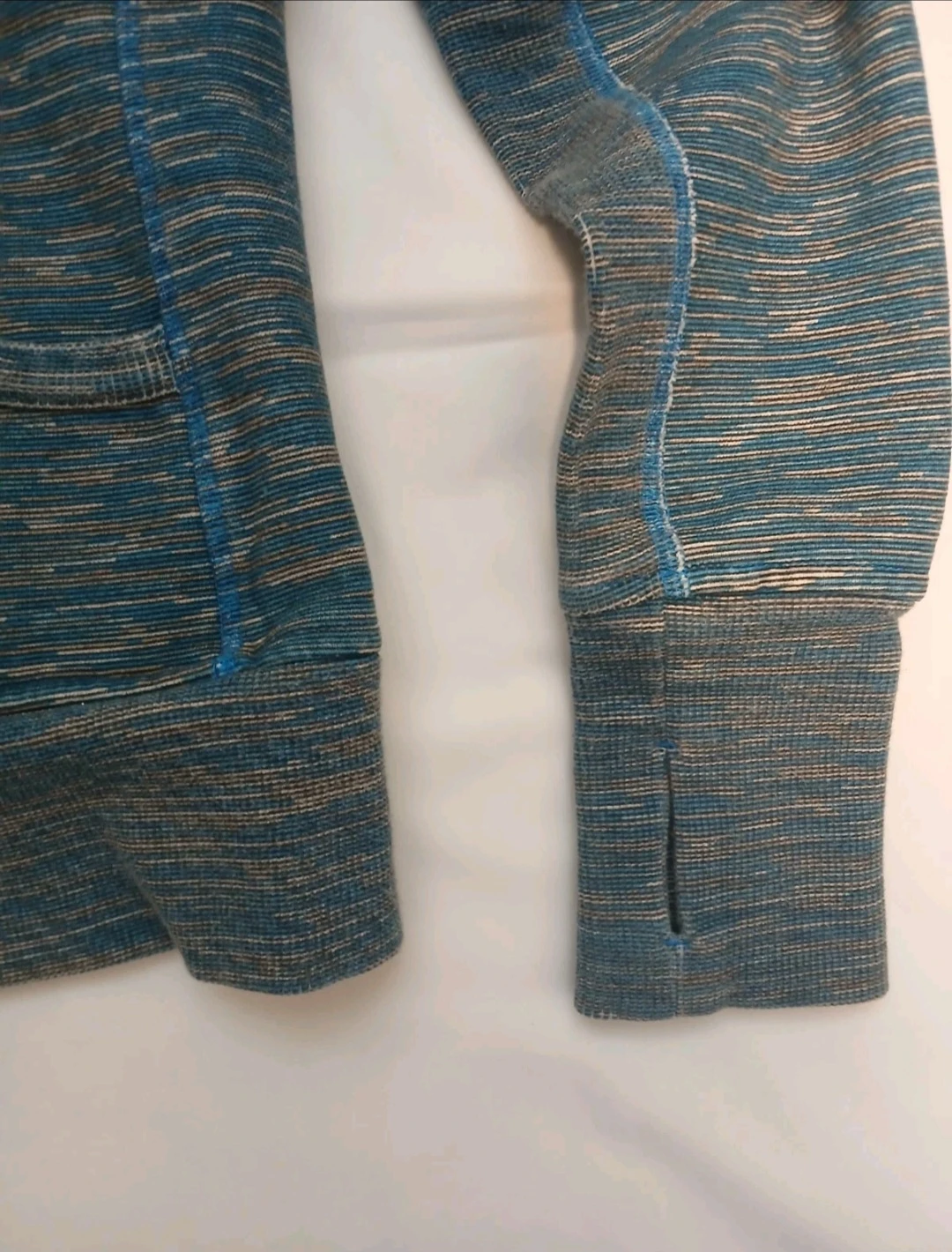 Lululemon Hoodie Size 10 Scuba Full Zip Blue Stripe Hoodie - photo 5
