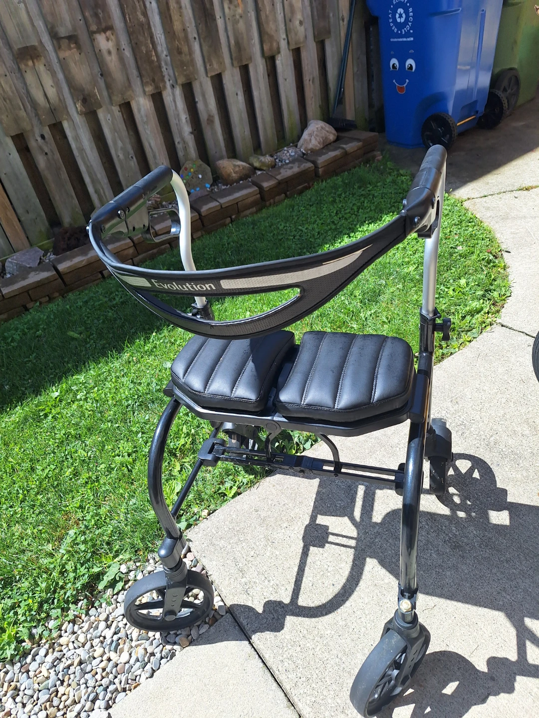 Evolution Rollator Walker with Seat and Bag - photo 2