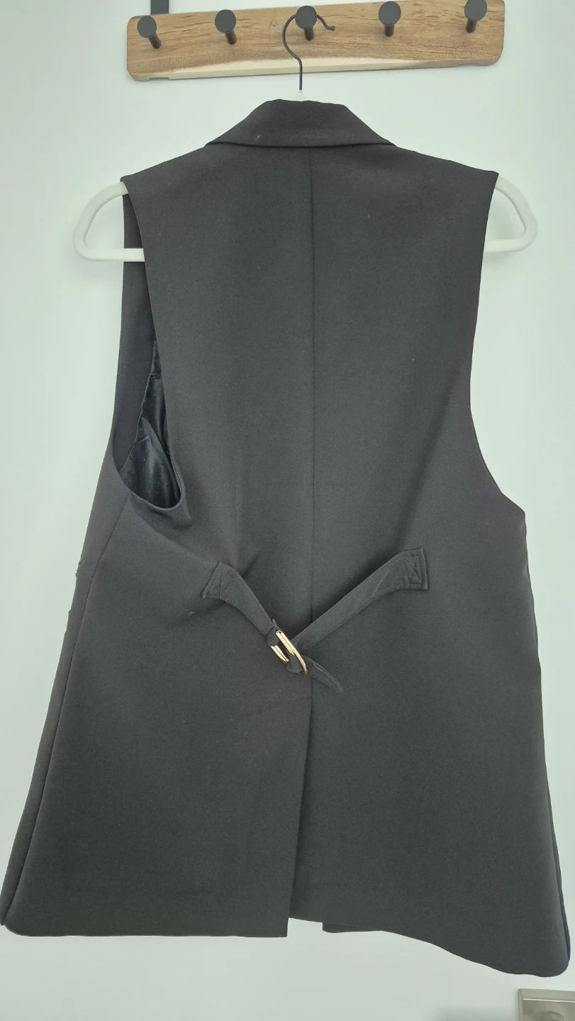 Blazer vest with pockets - Small - photo 2