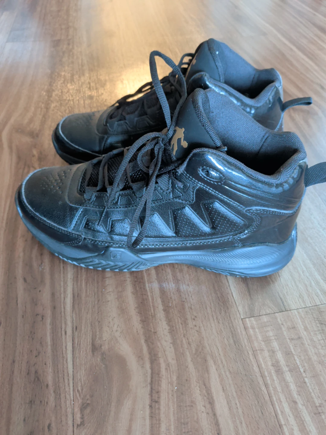 Black High-Top Basketball Shoes - photo 2
