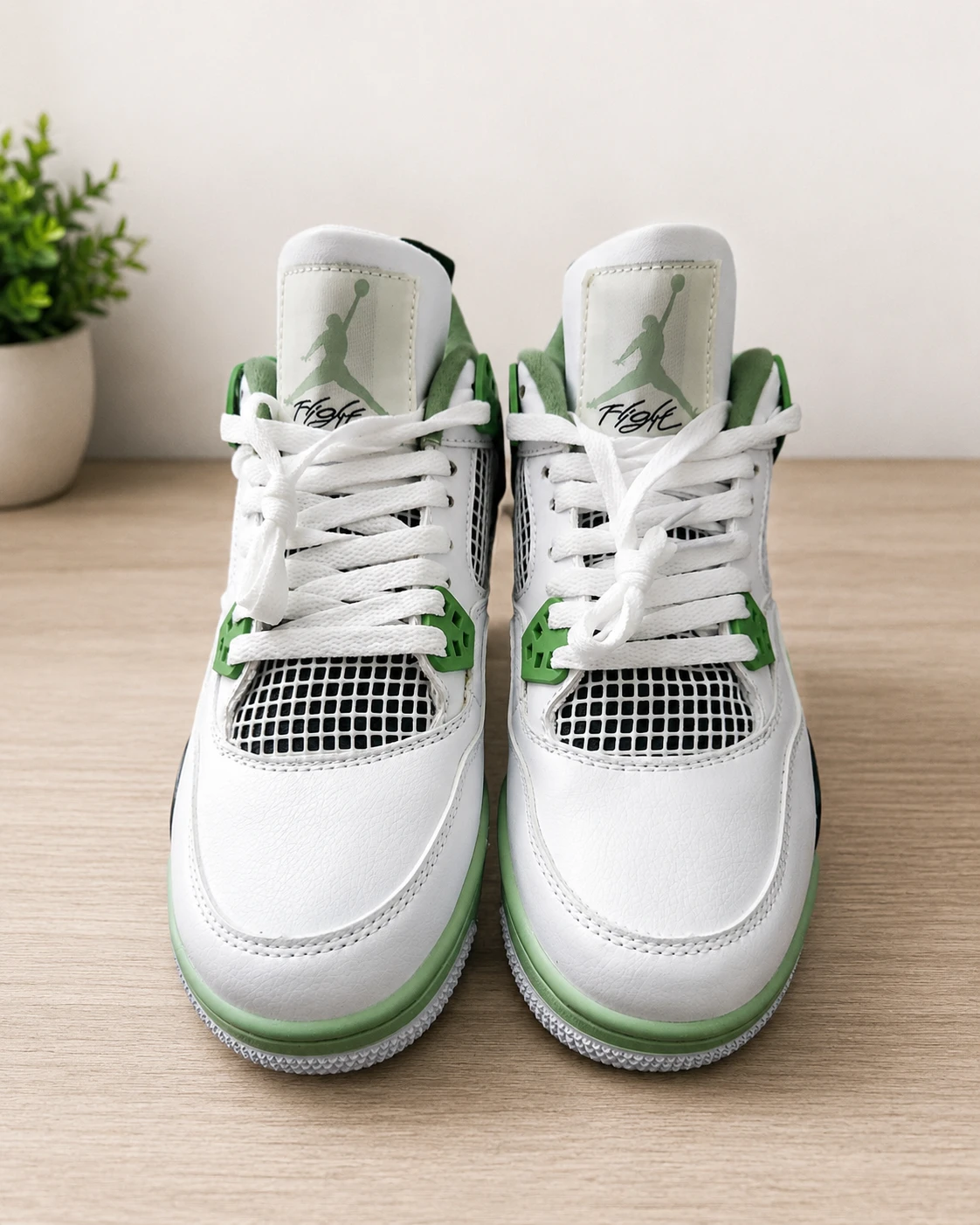 Air Jordan 4 Retro (Green/White)