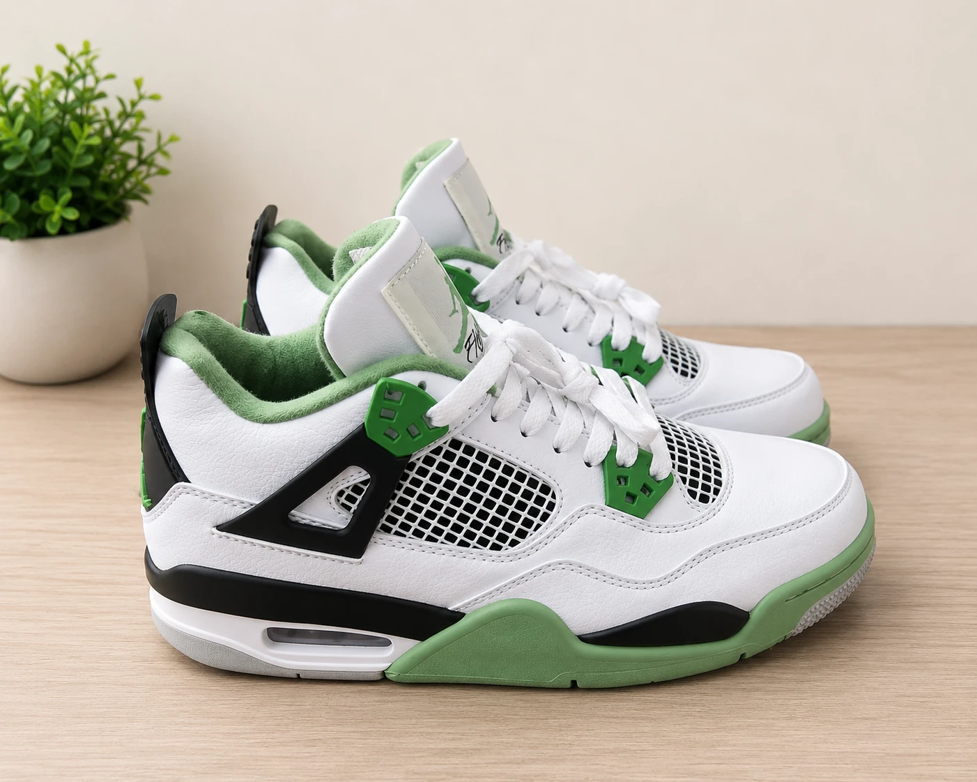 Air Jordan 4 Retro (Green/White) - photo 2
