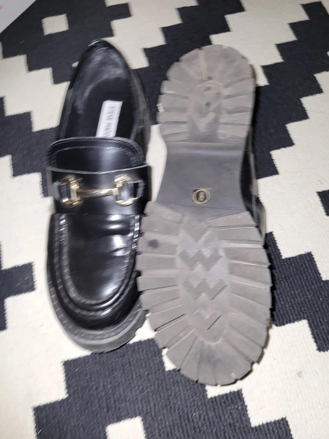Steve Madden Black Loafers ⚽️ - photo 2
