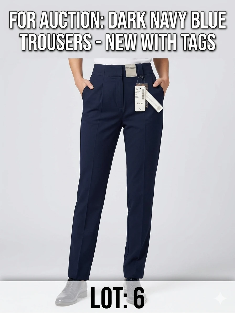 Reitmans Navy Blue Trousers - Size 11 - photo 2